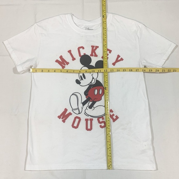 Lot Of 2 Disney Medium Mickey Minnie Mouse Crewneck Coup T Shirt S/S Graphic Tee - Picture 3 of 10
